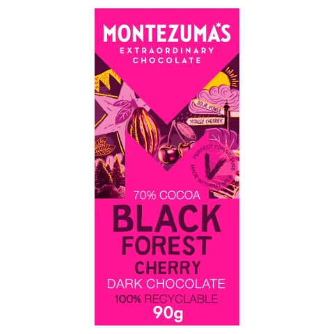 Montezuma's Black Forest Gateau Bar - 90G