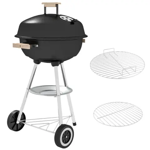 Outsunny Portable Kettle Charcoal Barbeque