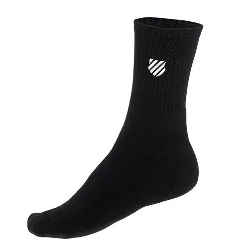 Kswiss Crew Hypercourt Black Socks 2 Pairs 39-42