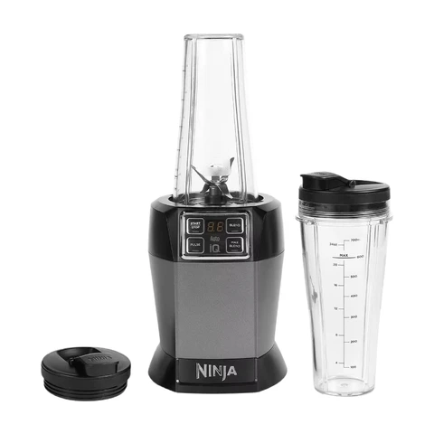Ninja BN495EU Draagbare Persoonlijke Blender - 700W Vermogen - To-Go Bekers - 3 Automatische Programma's - Oplaadbaar via USB