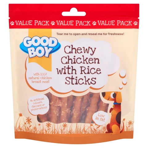 Good Boy Chicken & Rice Sticks 200g