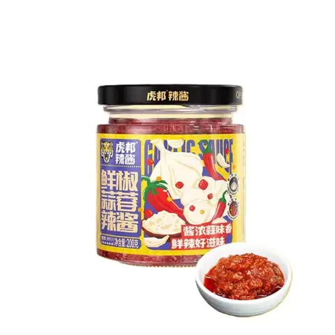 HB Tiger Head Chilisauce - Frische Chili-Knoblauch-Sauce, 200g
