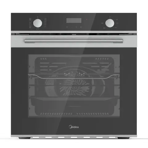 Midea MBO7NM30D0-SS 72L Built-In Single Fan Oven - Stainless Steel - A Rated