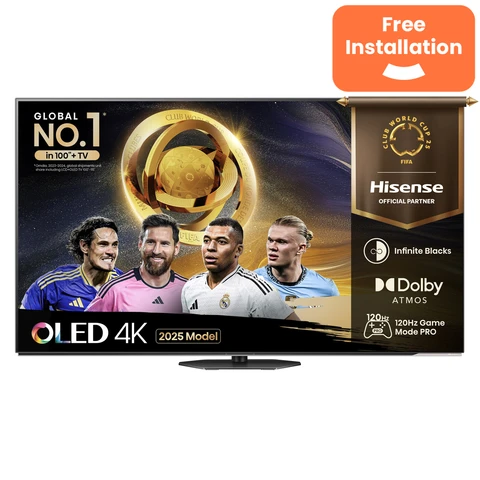 Hisense 55"A85N OLED 4K HDR Smart VIDAA OS TV-55A85NTUK