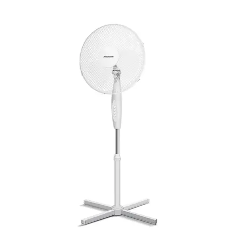 Aigostar CoolBreeze F1250 - Staande Ventilator - 3 Snelheden, Oscillatie, Verstelbare Hoogte CE RoHS Witte Sokkel