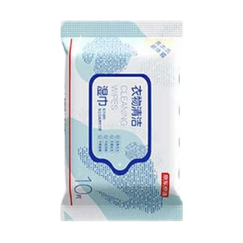 ochama x J.ZAO Lingettes humides nettoyantes pour doudounes - Lingettes humides jetables - 10 feuilles x 8 paquets