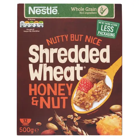 Nestle Shredded Wheat Honey & Nut 500g