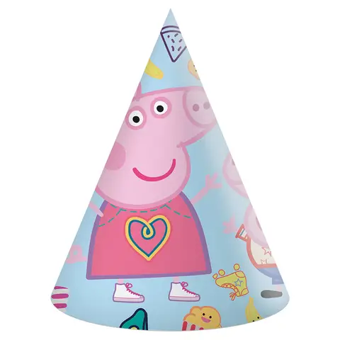 Peppa Pig Messy Play Paper Hats 6 Pack