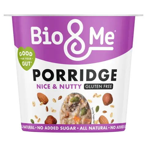 Bio & Me Nice & Nutty Gluten Free Porridge Pot 65g