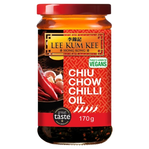 LKK CHIU CHOW CHILLI OIL 170g 170g 李錦記潮州辣椒油 170g