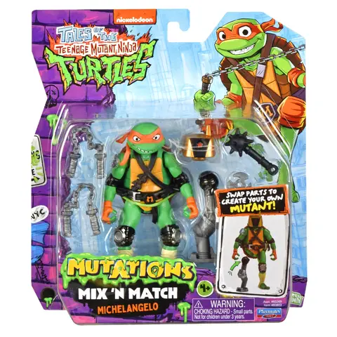 Tales of the Teenage Mutant Ninja Turtles Mix 'n' Match Michelangelo Action Figure
