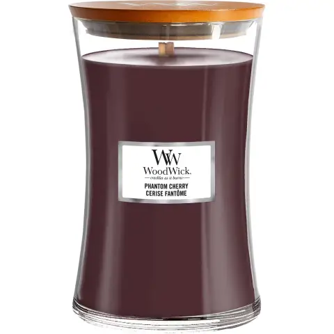 Wood Wick Candle Hourglass Phantom Cherry 609g