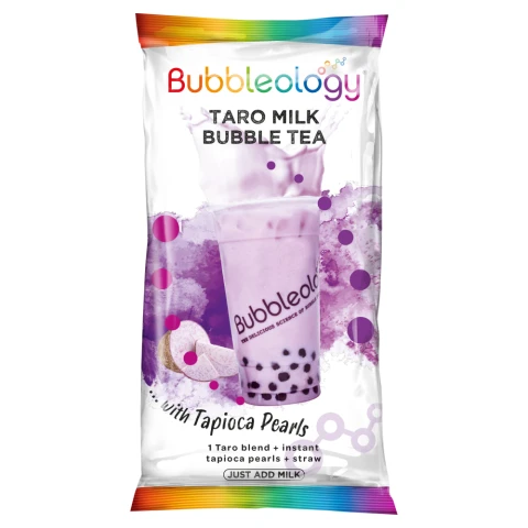 Bubbleology Taro Milk Bubble Tea With Tapioca Pearls 75g