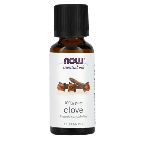 NOW Foods Clove Essential Daily Wellness Support Oil Aromatherapy - 30ml