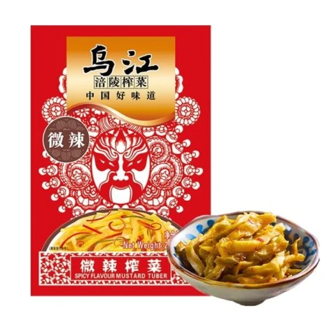 WUJIANG Scharfer Geschmack Senfknolle 80g/Pack