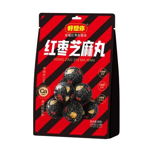 Haoxiangni Red dates and black sesame balls好想你红枣黑芝麻丸153g