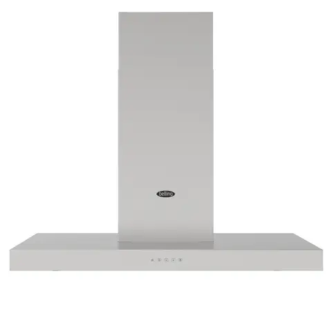 Belling COOKCENTRE CHIM 90T STA 90cm Chimney Cooker Hood, Ducted & Recirculation