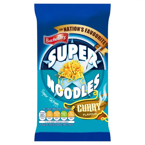 Batchelors Super Noodles Mild Curry Flavour 90g