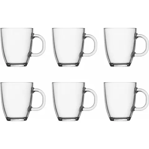 Bodum BISTRO Koffieglazen Set - 350 ml, Verpakking van 6