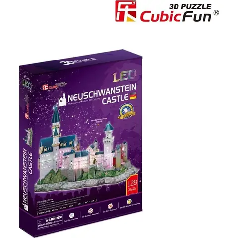 CUBIC FUN 3D Puzzel Neuschwanstein Kasteel LED