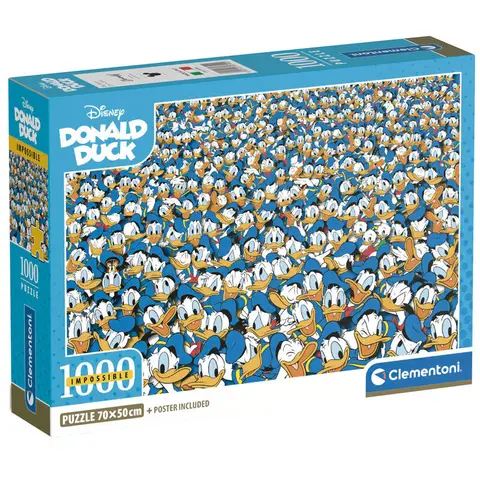 Clementoni Donald Duck Puzzel Onmogelijk 1000 stukjes