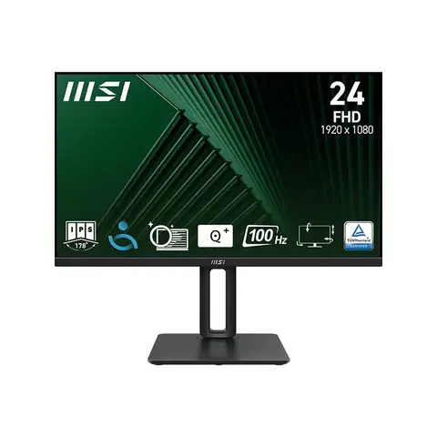 MSI Monitor - PRO MP245PG 23,8" LED IPS Full HD 100Hz mit Lautsprechern und höhenverstellbar für professionellen und privaten Gebrauch