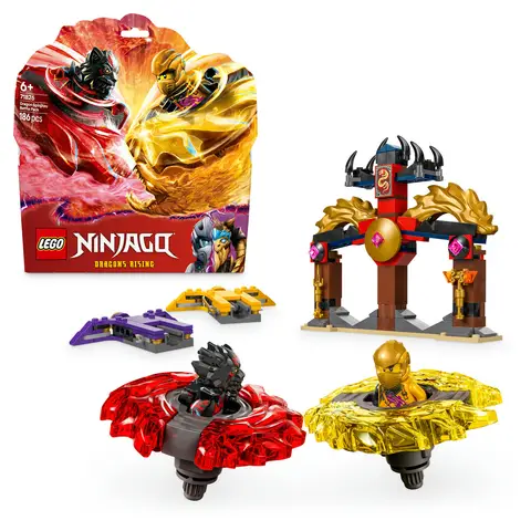 LEGO Ninjago 71826 Pack de combat Spinjitzu du dragon