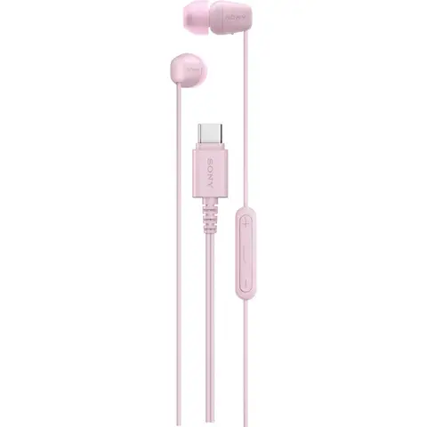 Sony IER-EX15C headset bedraad in-ear oproepen/muziek USB Type-C roze