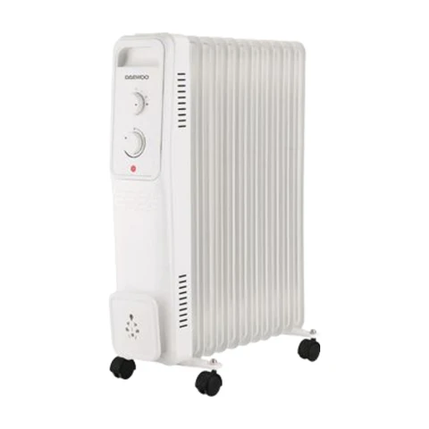 Daewoo DOH-4911M Radiateur à bain d'huile 2500 W - Blanc