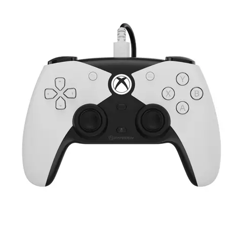 Hyperkin Competitor Wired Controller for Xbox Series|One/Win 11|10 (White) Licensed by Xbox
