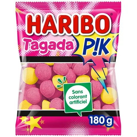 Haribo Tagada Pik Bonbons saveur limonade - 180 g