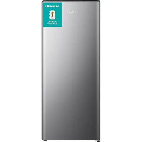 Hisense RR220D4BDE 55cm Undercounter Fridge – 165L Capacity, Silver, E Energy Rating