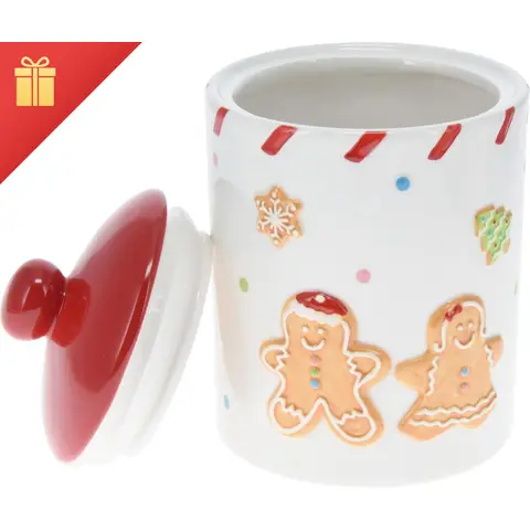 Koopman Voorraadpot Peperkoek 12x18cm