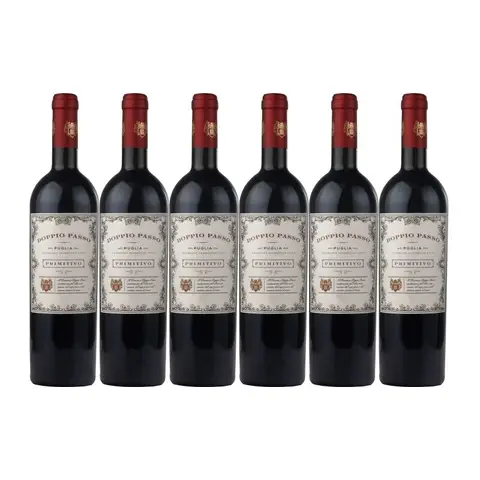 Doppio passo primitivo puglia igt halbtrocken rot 6x0,75 L