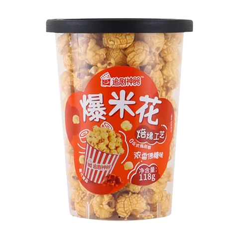 Zhui Ju Shen Qi Popcorn Rich Caramel Flavor Cup-Style Packaging 118g