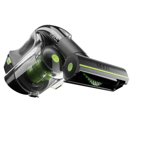 Gtech Multi K9 Cordless Handheld Pet Hair Vacuum Cleaner – 22V, 30 Min Run Time, LED Light – Black/Green