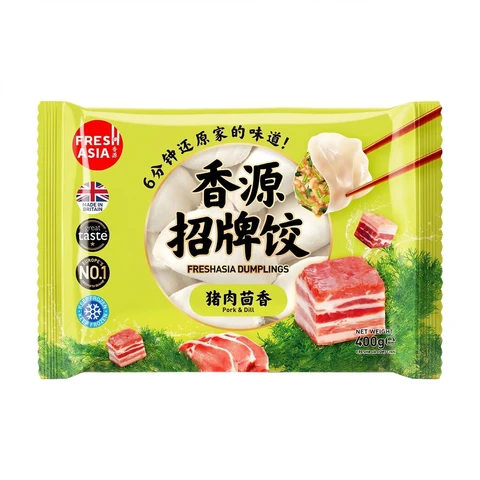 FRESHASIA Pork & Dill Dumplings 400g/pack