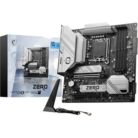 MSI B760M Project Zero Intel B760 LGA 1700 micro ATX