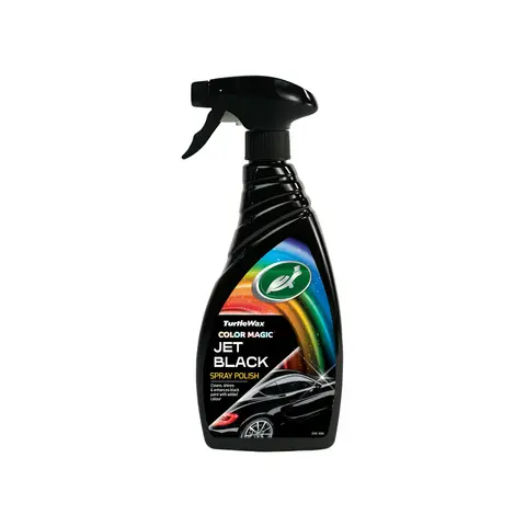 TURTLE WAX Jet Black Spray Polish 500ml