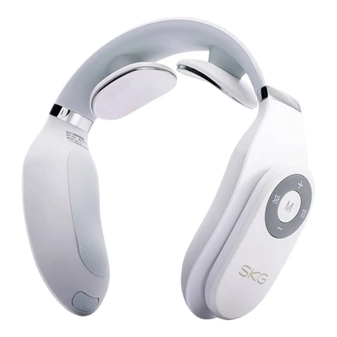 SKG 4098E Shoulder and Neck Massager with Remote Control EMS Technology Cervical Spine Relaxation Gift for lover