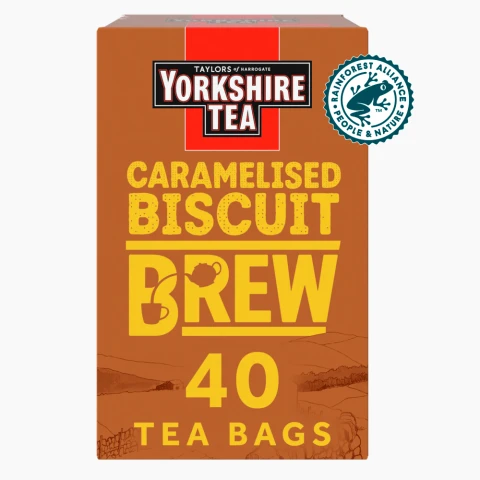Yorkshire Caramelised Biscuit Brew 40 Tea Bags 112g