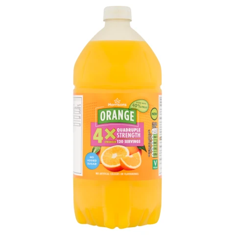 Morrisons Orange Quadruple Strength Squash 1.5l