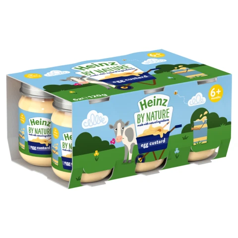 Heinz Egg Custard With Rice 6-36 Months 6 x 120g