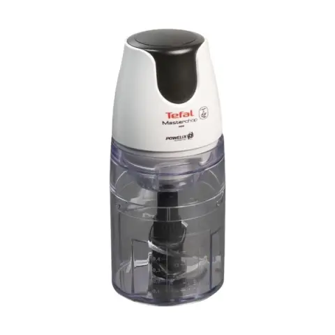 Tefal MB450B Elektrischer Lebensmittelhacker 0,5L Klar Weiß 500W 0,5L Klar Weiß Kunststoff 500W 126mm