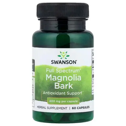 Swanson Full Spectrum Magnolia Bark Sleep Calm 400mg - 60 Capsules