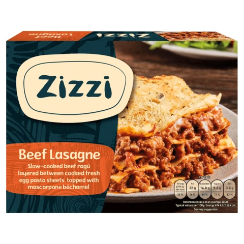 Zizzi Beef Lasagne 400g