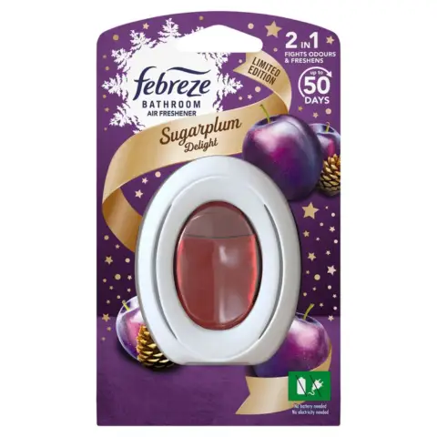 Febreze Bathroom Air Freshener Liquid Membrane Sugarplum Delight 7.5ML