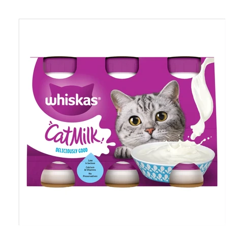 Whiskas Kitten Cat Milk Bottle 3 x 200ml
