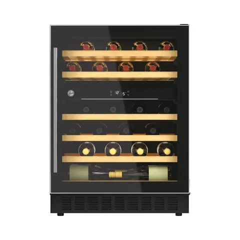 Hoover HWCB 60 UK/N H-Wine 700 Integrated 60cm Wine Cooler 46 Bottles - Black - G Rated