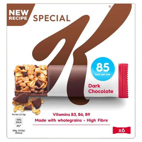 Special K Dark Chocolate Snack 6 x 21.5g